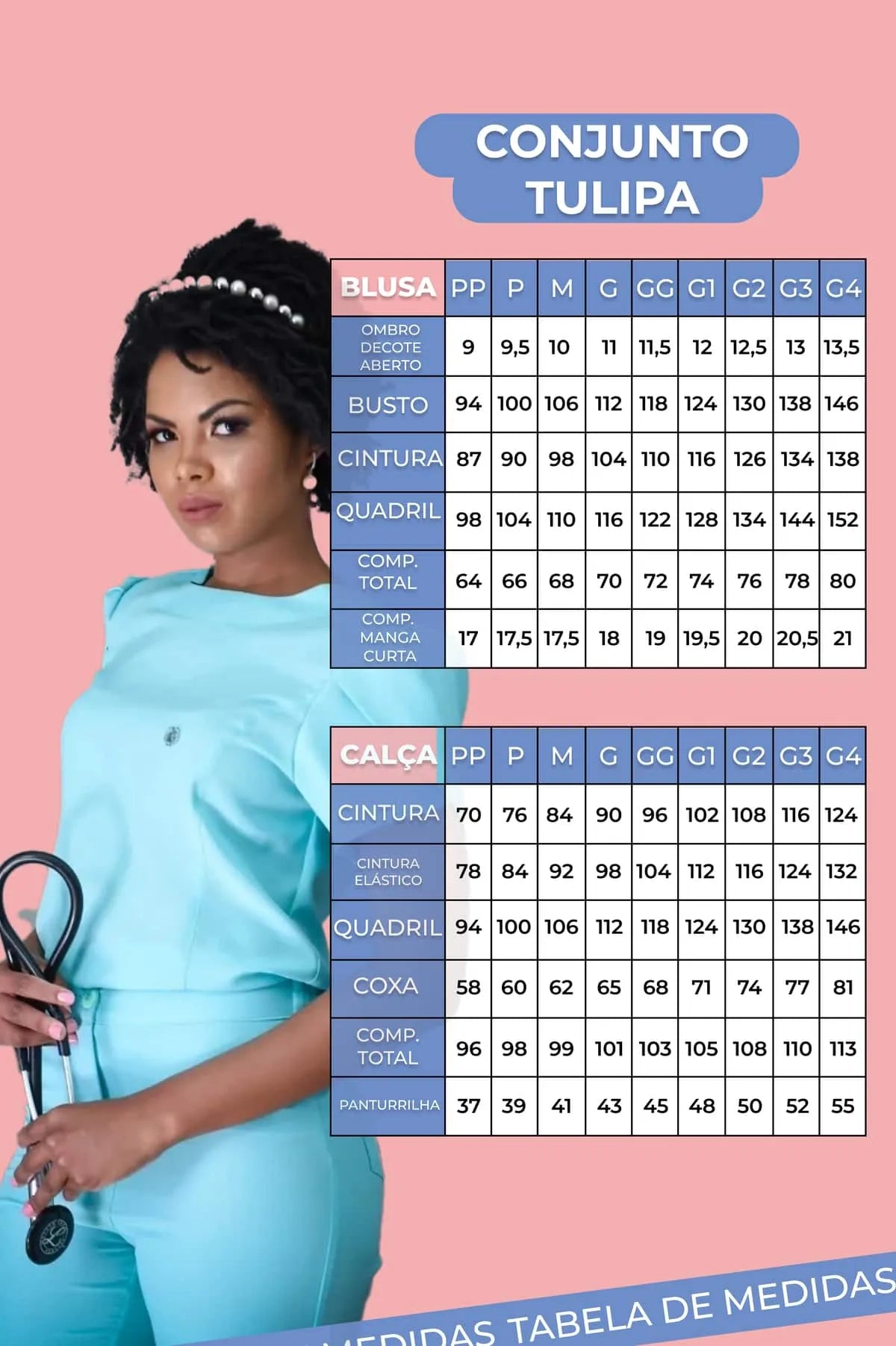 Scrub Feminino Tulipa Rosê