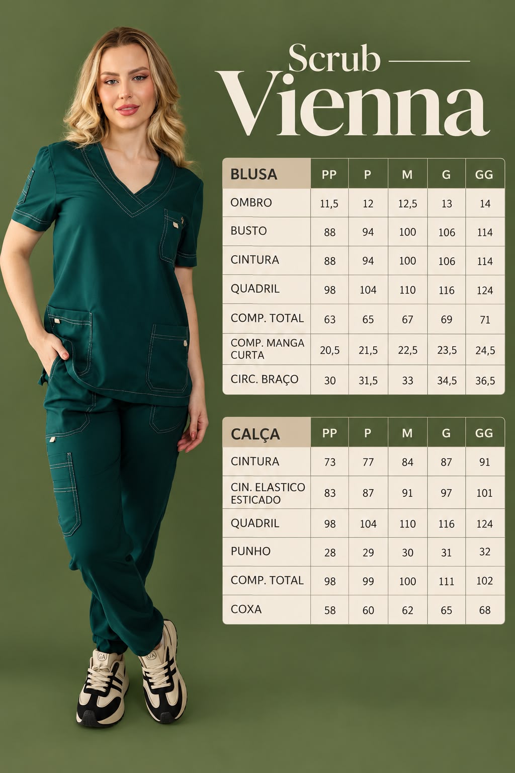 Scrub Feminino Vienna