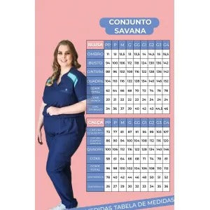 Scrub Plus Size Feminino Savana