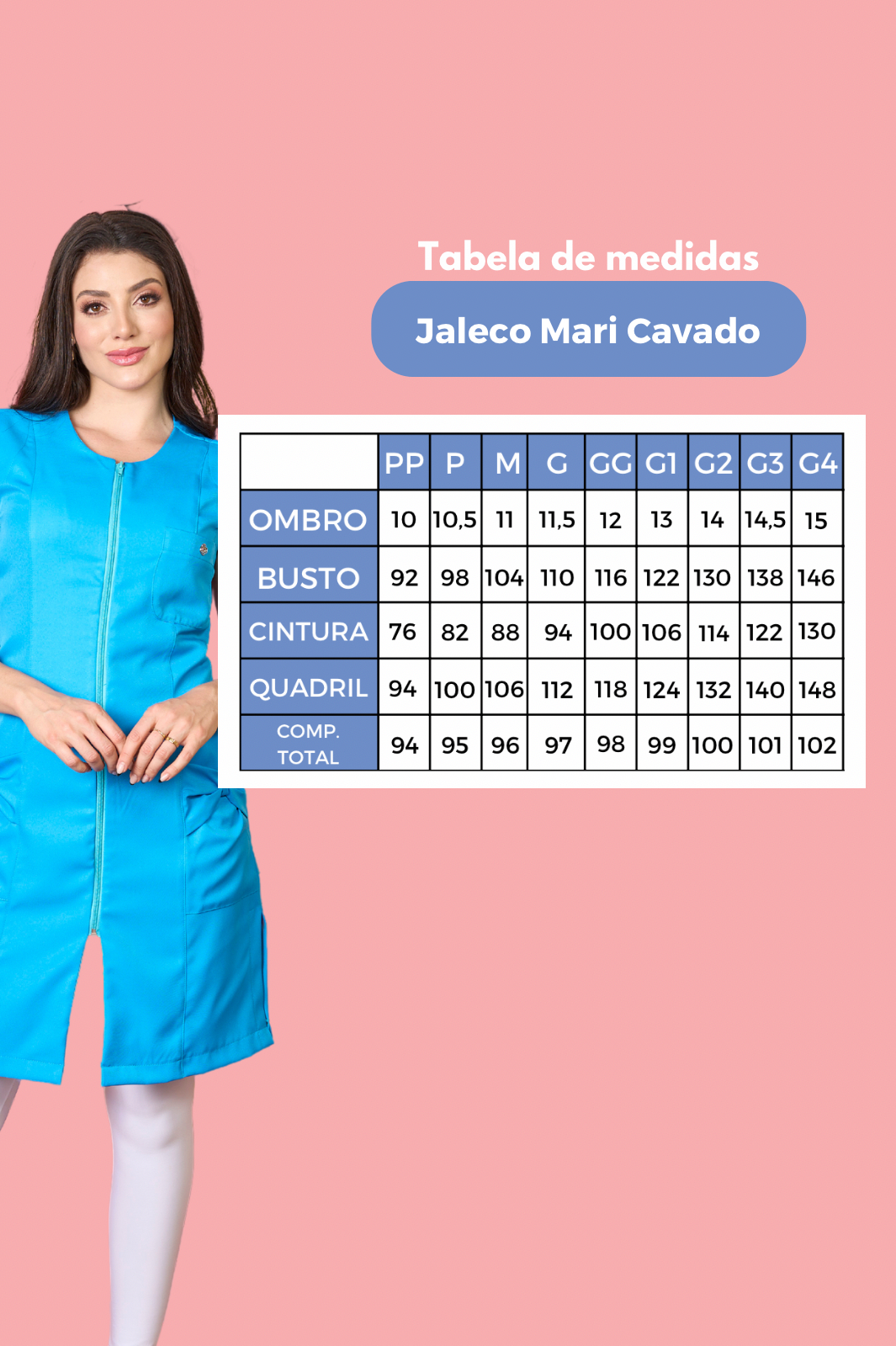 Jaleco Feminino Mari