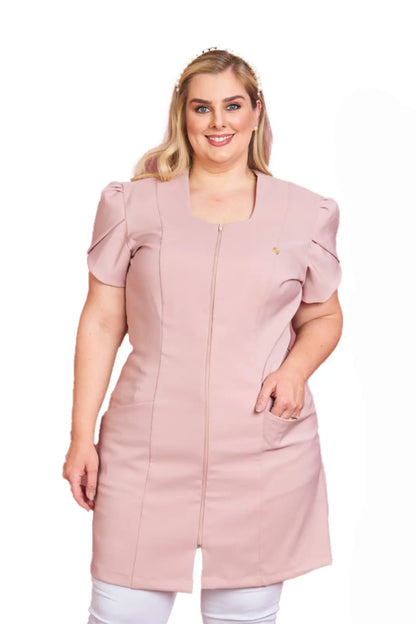 Jaleco Plus Size Feminino Bárbara Rosê