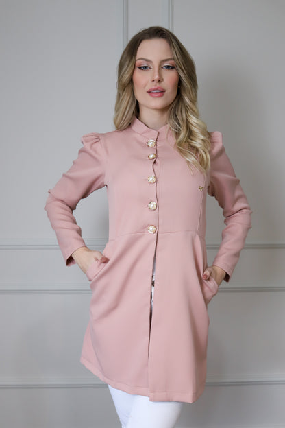 Jaleco Feminino Topázio Rosê