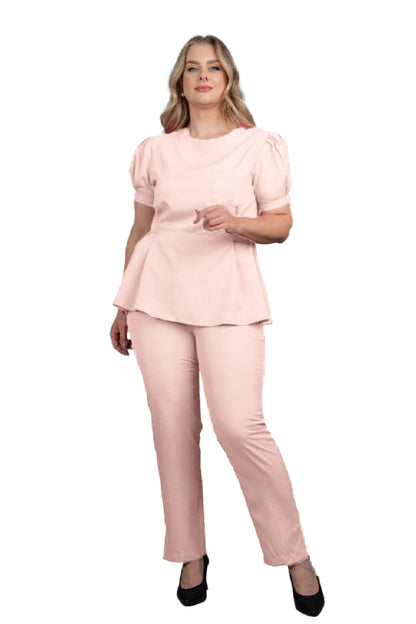 Scrub Plus Size Feminino Orquídea Rosê