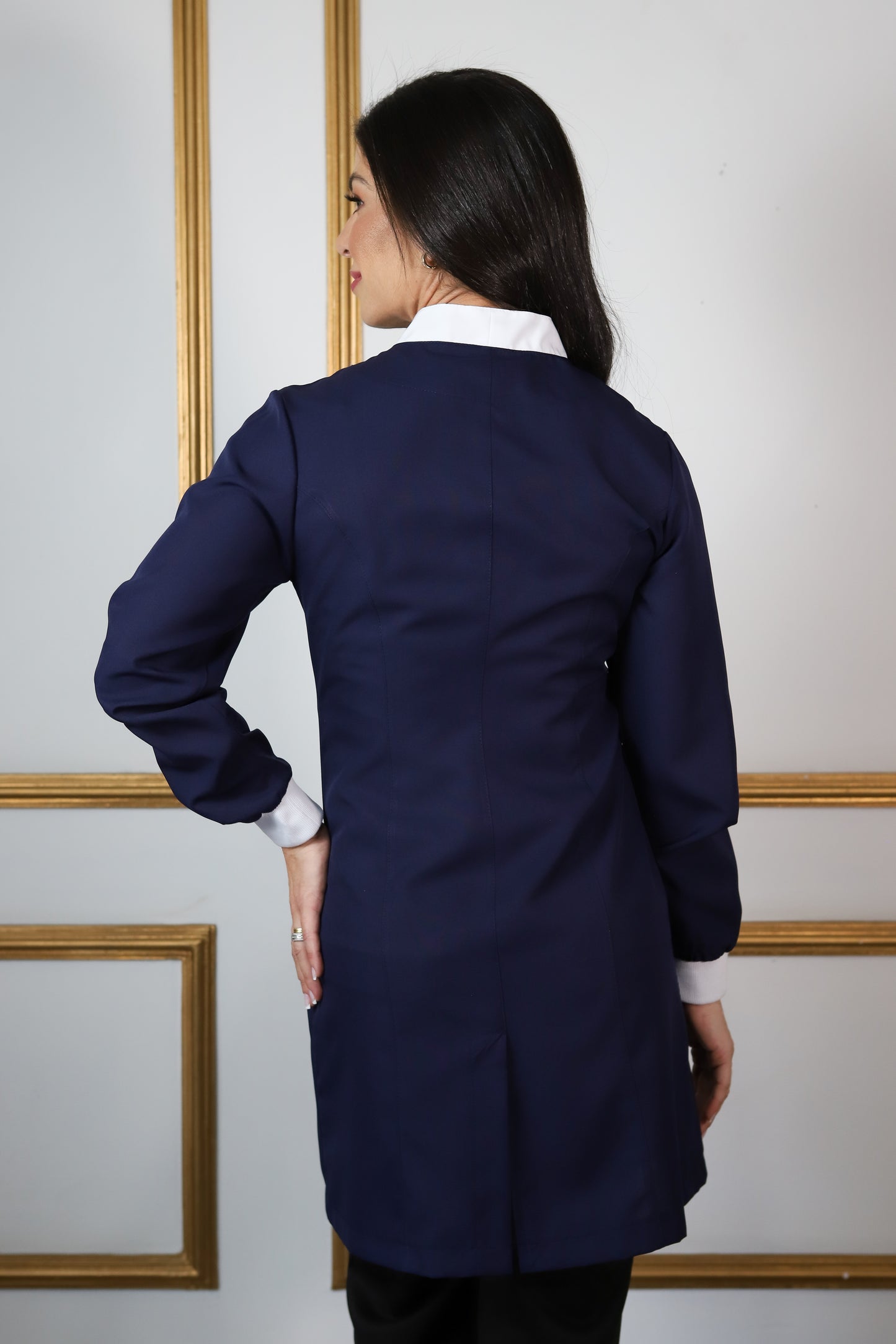 Jaleco Feminino Manu Marinho com Branco