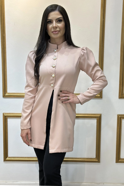 Jaleco Feminino Topázio Rosê