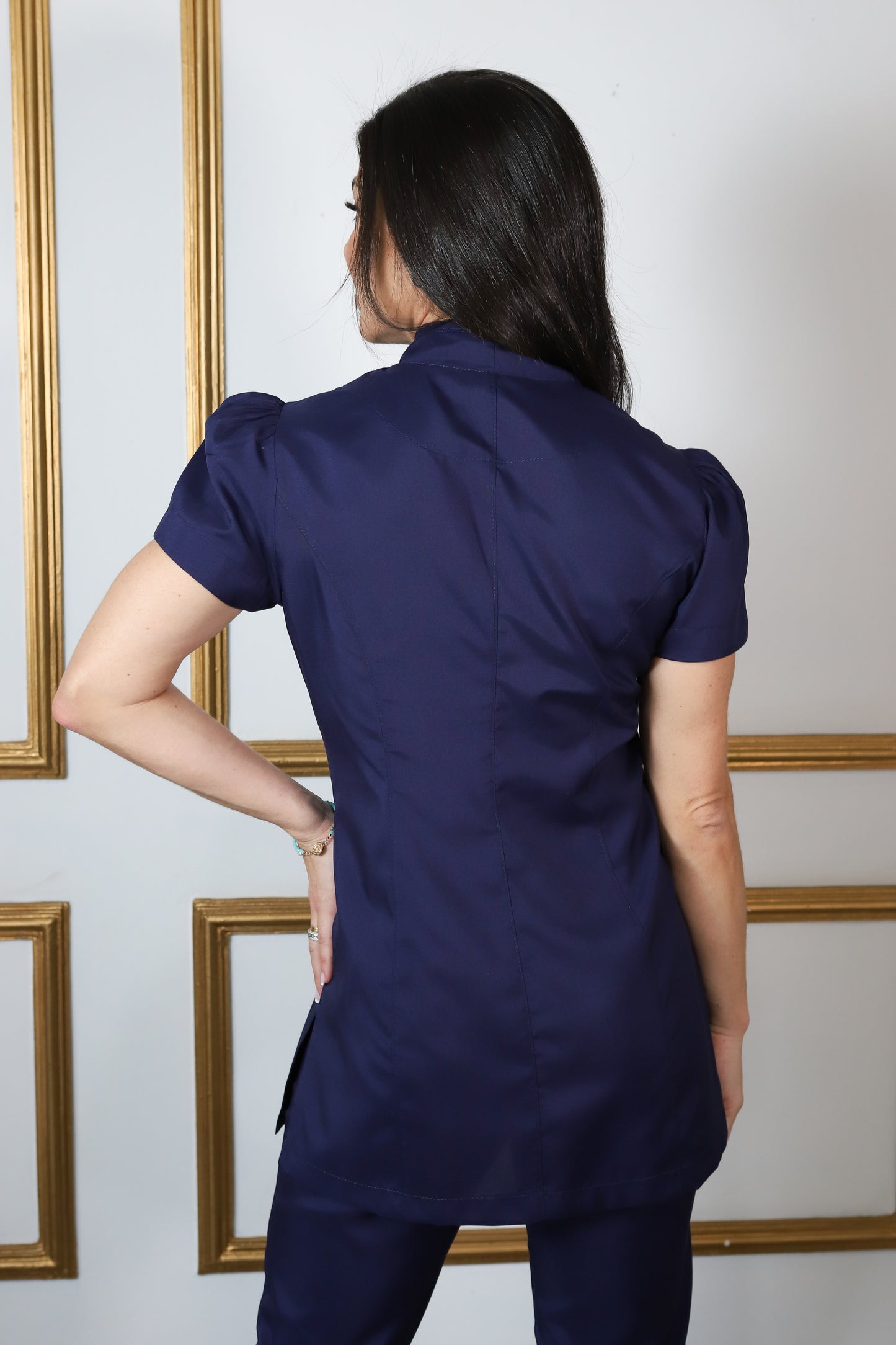 Scrub Feminino Estetical Azul Marinho