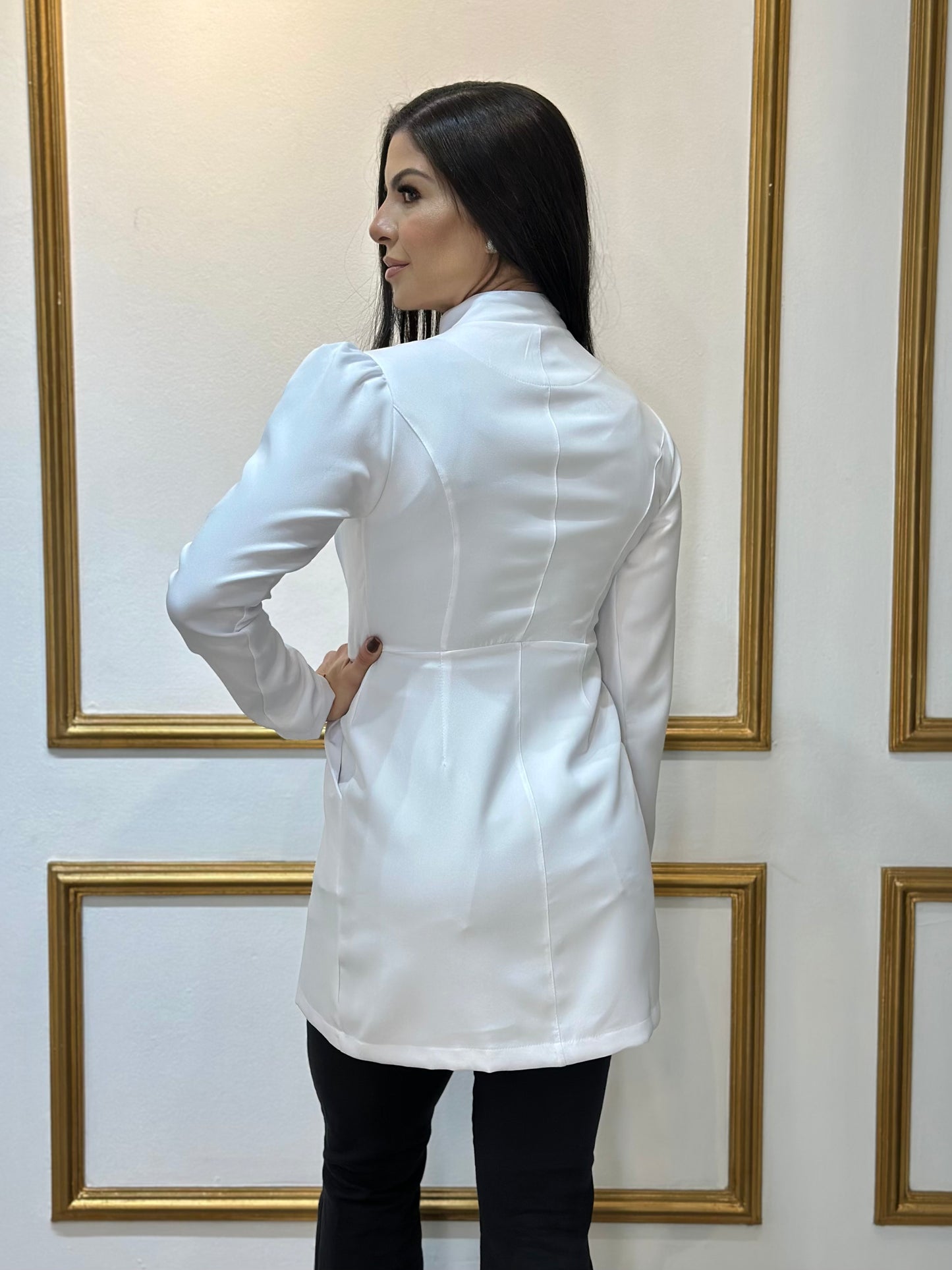 Jaleco Feminino Topázio Branco