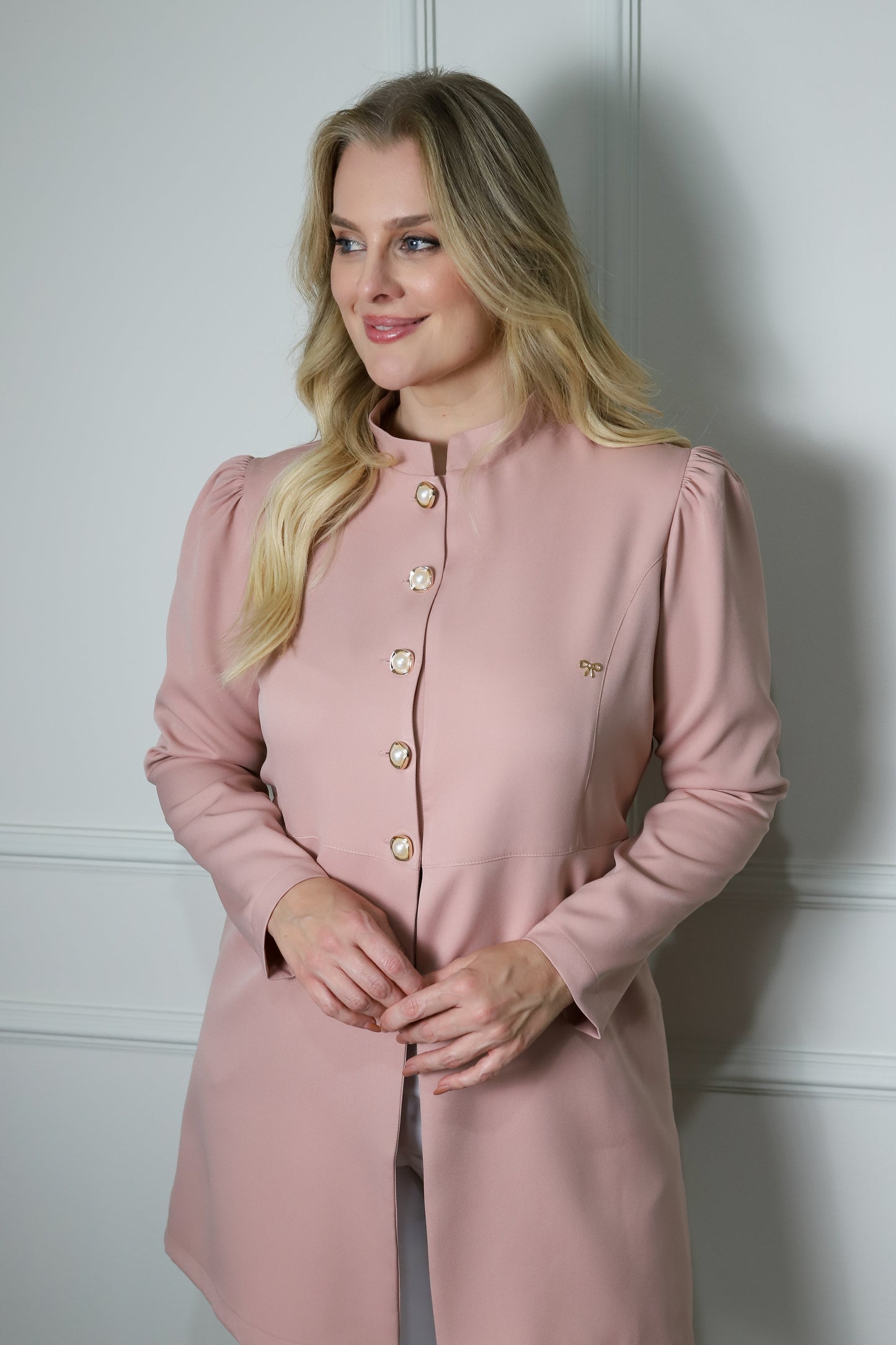 Jaleco Plus Size Feminino Topázio Rosê