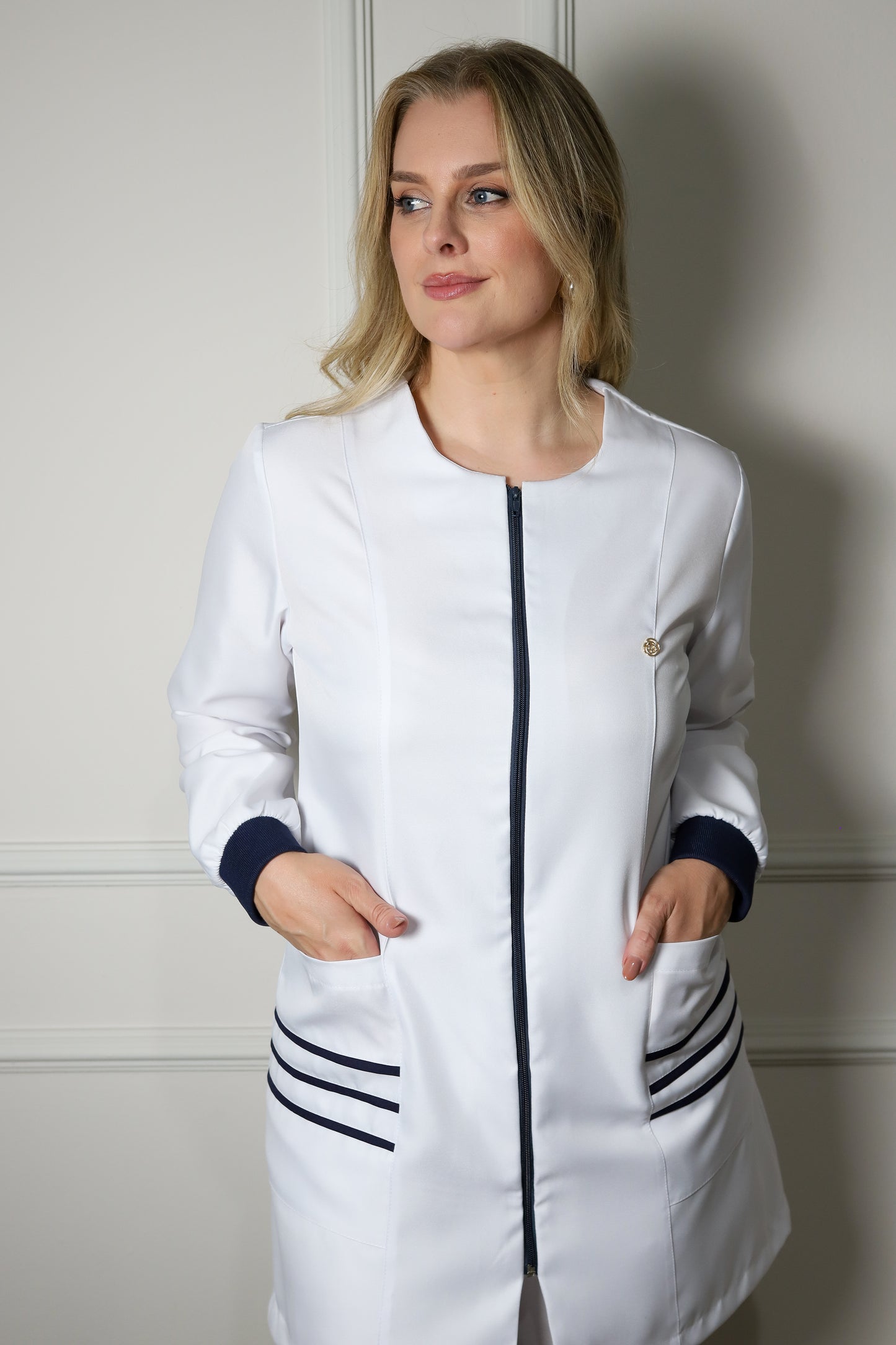 Jaleco Feminino Plus Size Flavinha