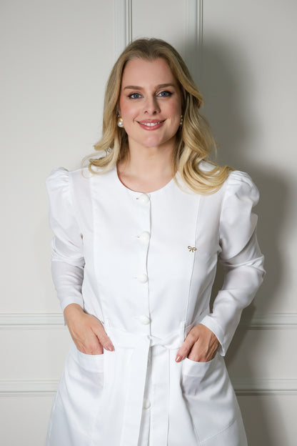 Jaleco Plus Size Feminino Clara