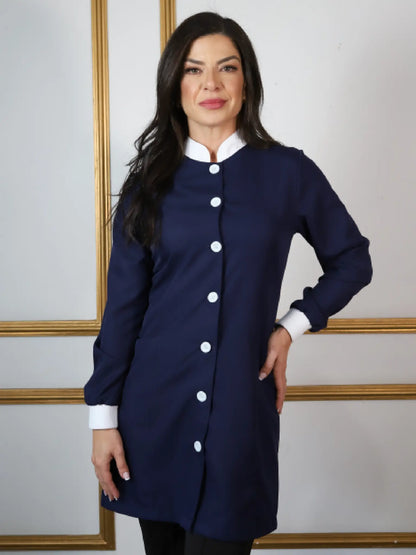 Jaleco Feminino Manu Marinho com Branco