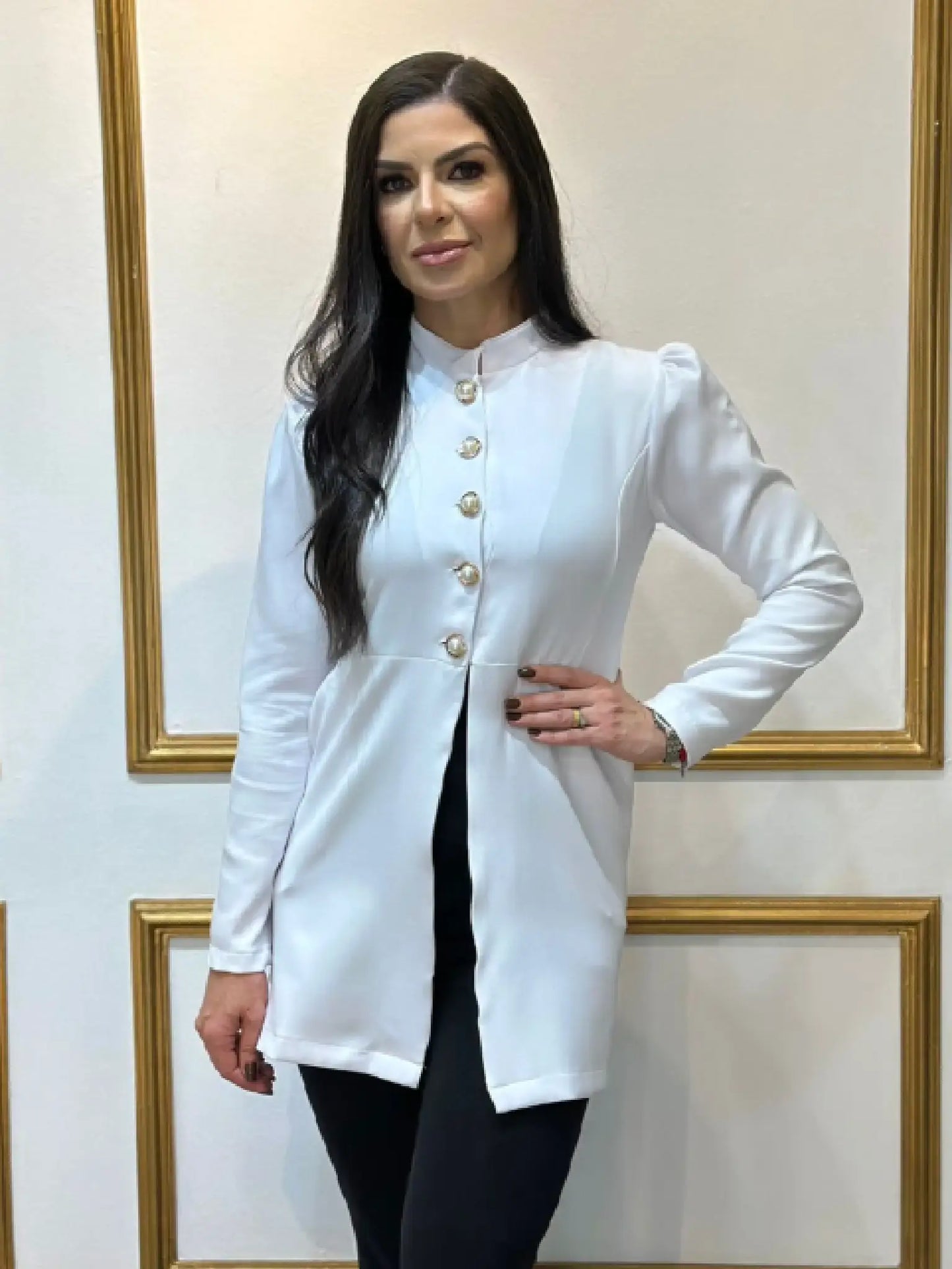 Jaleco Feminino Topázio Branco