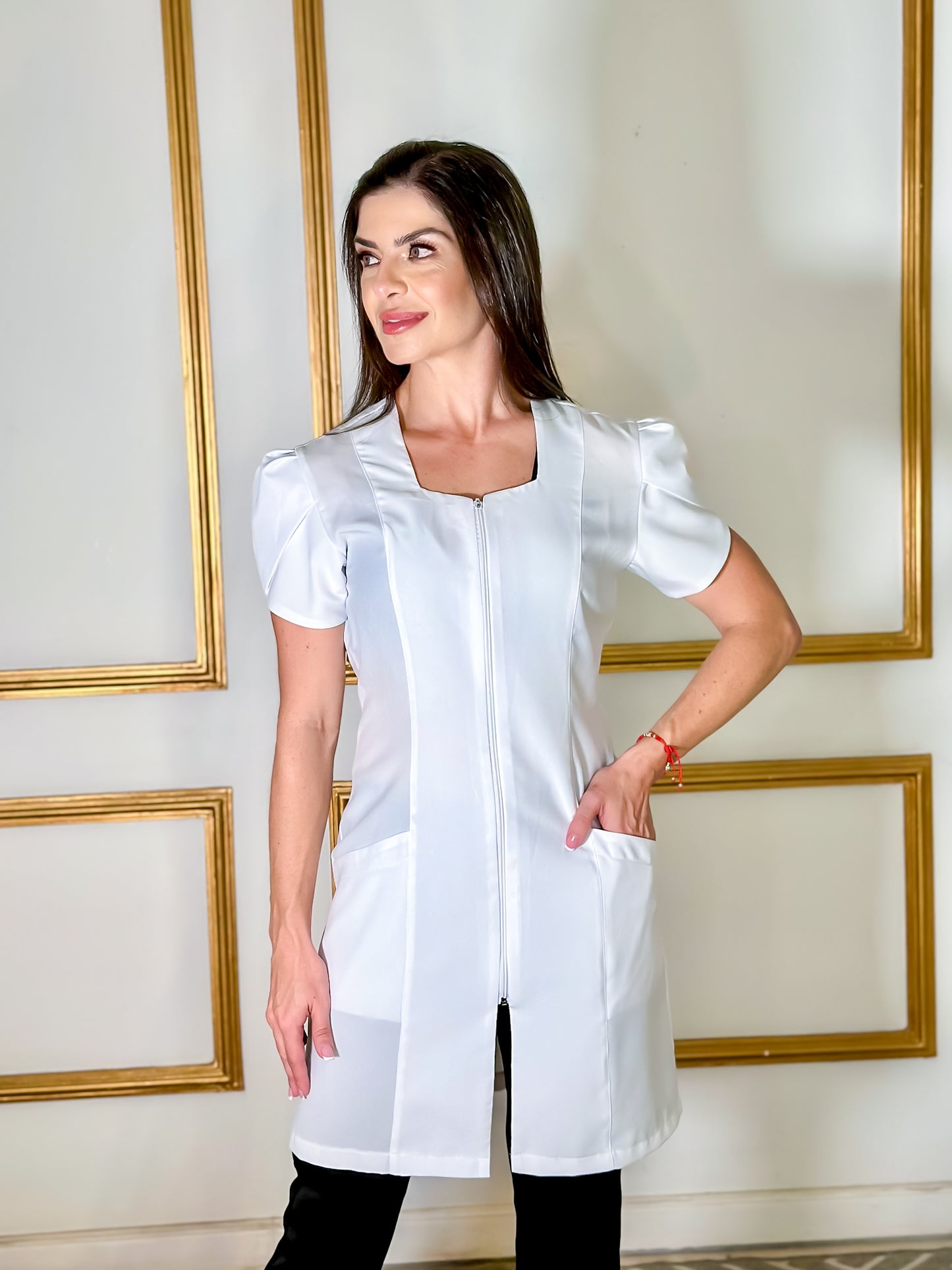 Jaleco Feminino Bárbara Branco