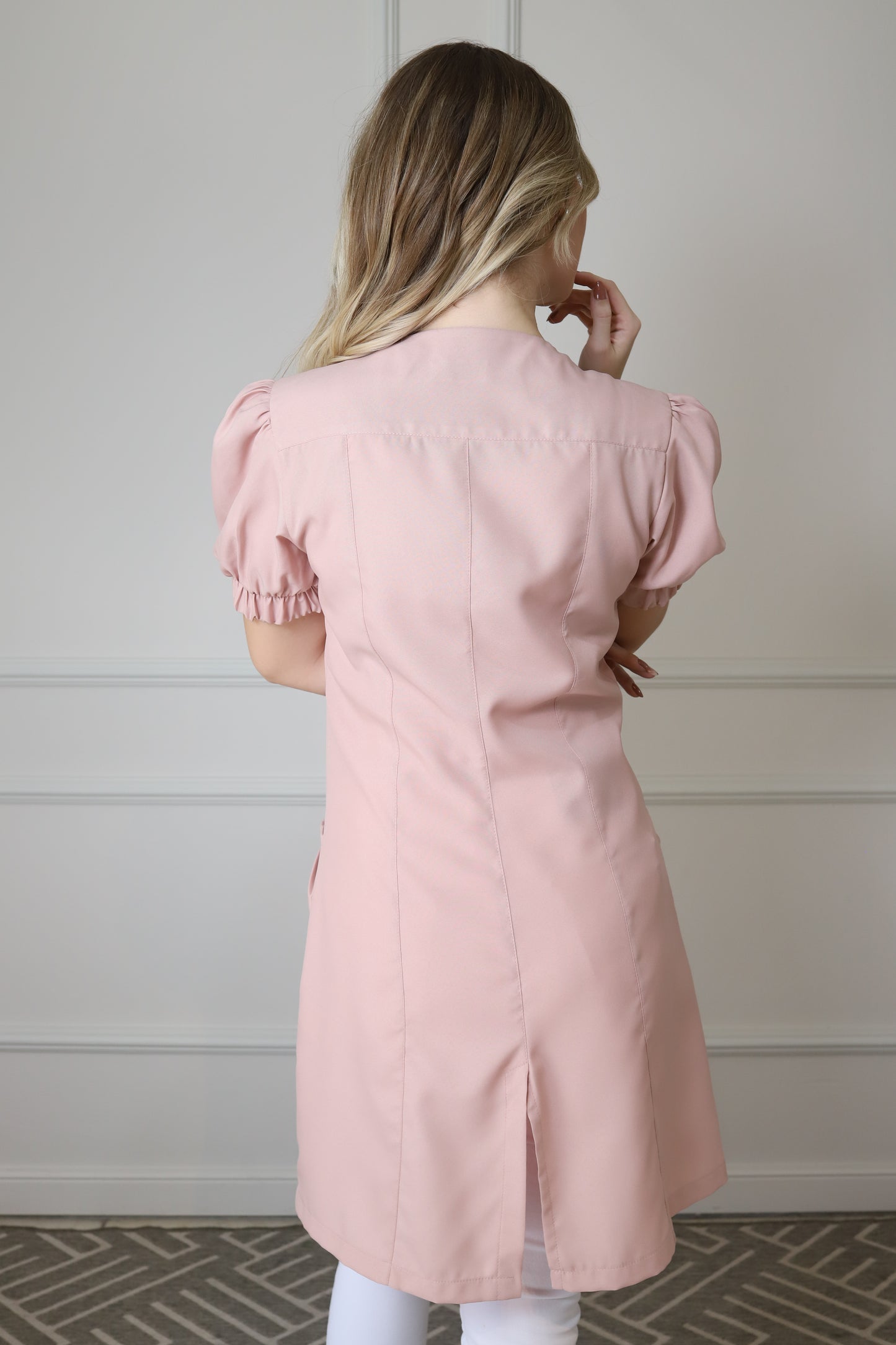 Jaleco Feminino Fabi Rosê