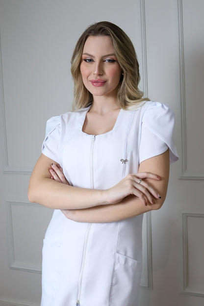 Jaleco Feminino Bárbara Branco