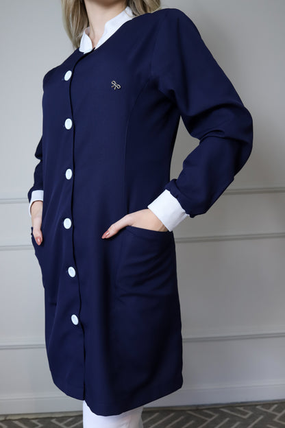 Jaleco Feminino Manu Marinho com Branco