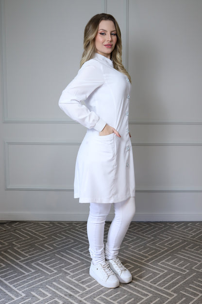Jaleco Feminino Manu Branco
