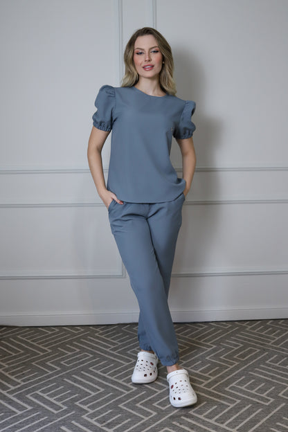 Scrub Feminino Dália Negra