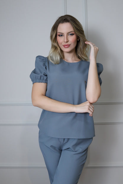 Scrub Feminino Dália Negra