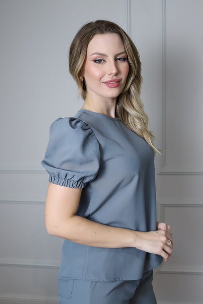 Scrub Feminino Dália Negra