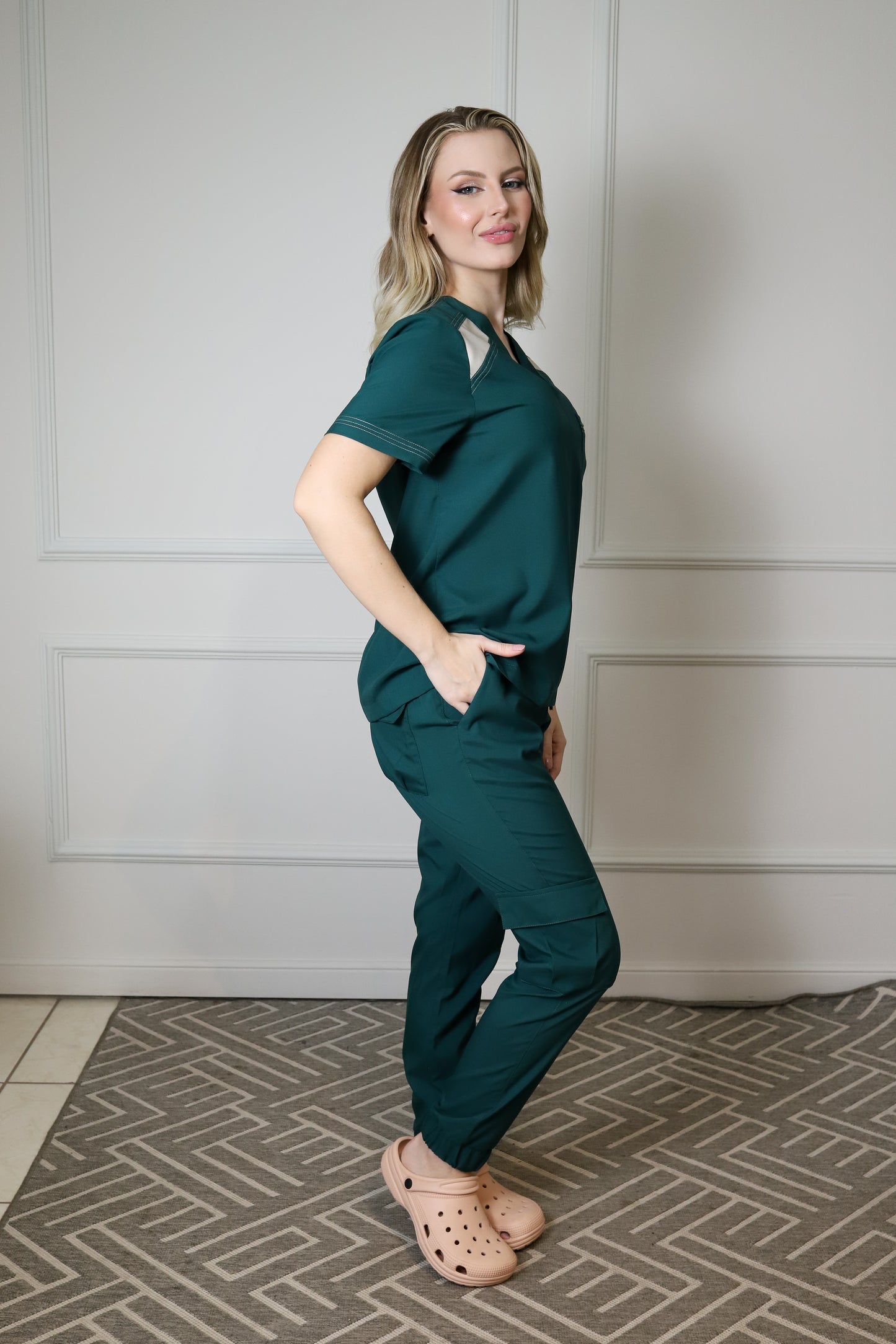 Scrub Feminino Savana Verde