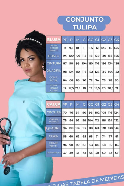 Scrub Feminino Tulipa Roxo