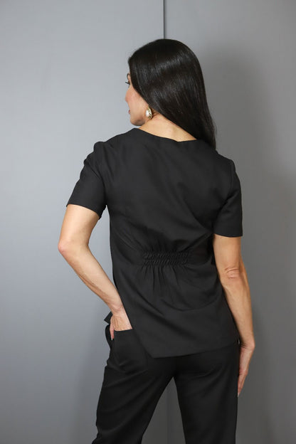 Scrub Feminino Manu Preto