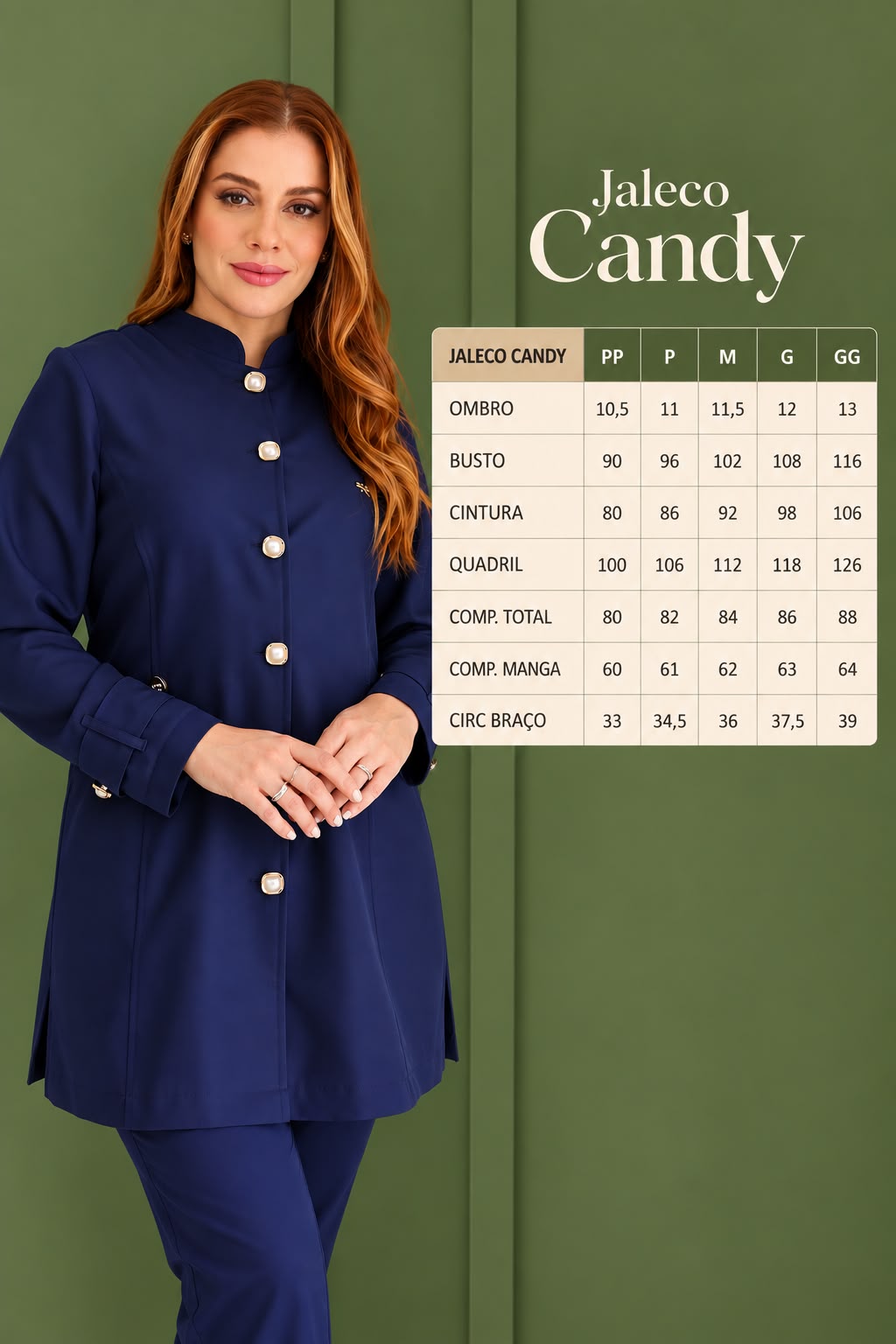 Jaleco Feminino Candy