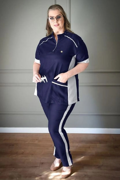 Scrub Plus Size Feminino Lavanda