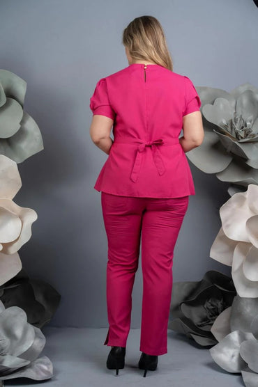 Scrub Plus Size Feminino Orquídea