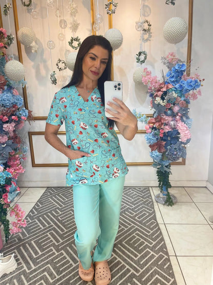 Scrub Feminino Coração