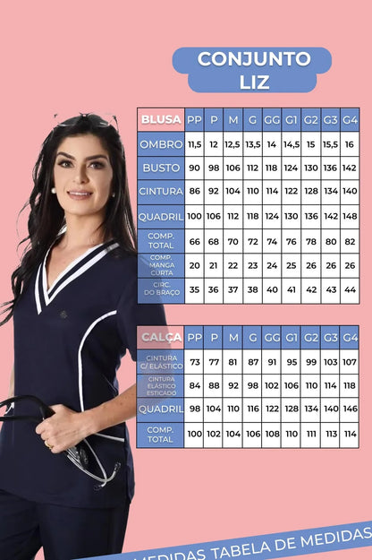 Scrub Feminino Liz