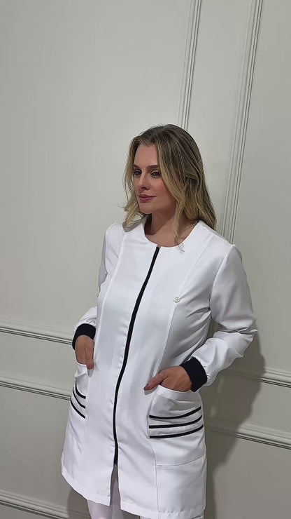 Jaleco Feminino Plus Size Flavinha