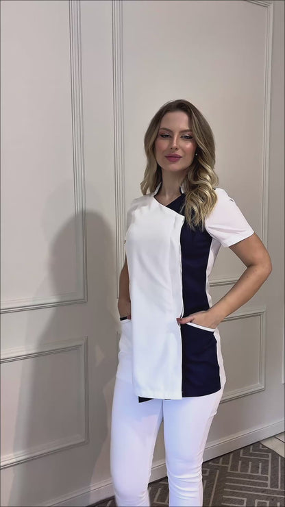 Jaleco Plus Size Feminino Alva