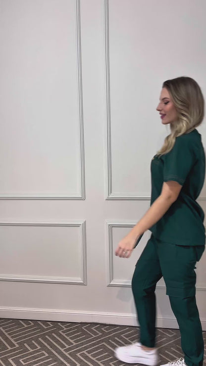 Scrub Feminio Savana Marinho