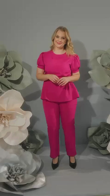 Scrub Plus Size Feminino Orquídea Azul Marinho