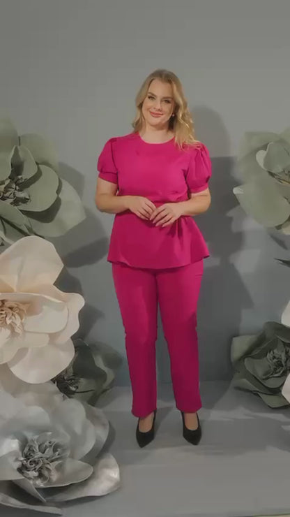 Scrub Plus Size Feminino Orquídea Azul Marinho