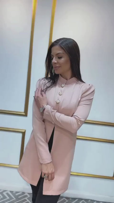 Jaleco Feminino Topázio Rosê