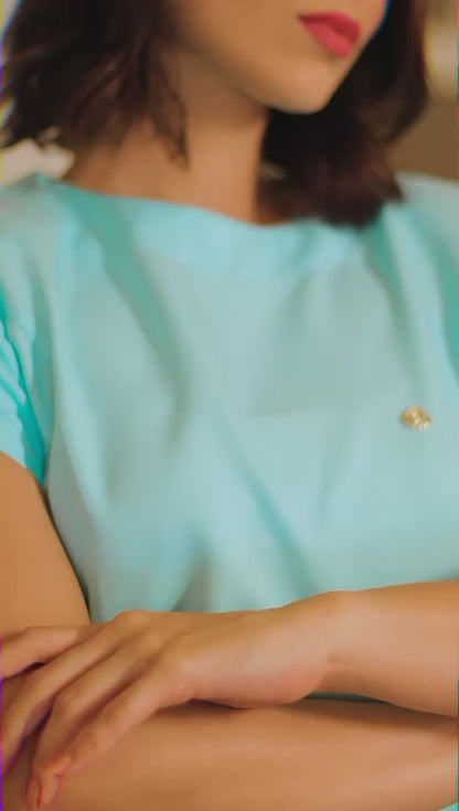 Scrub Feminino Tulipa Verde Tiffany