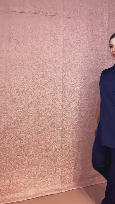 Scrub Feminino Estetical Azul Marinho