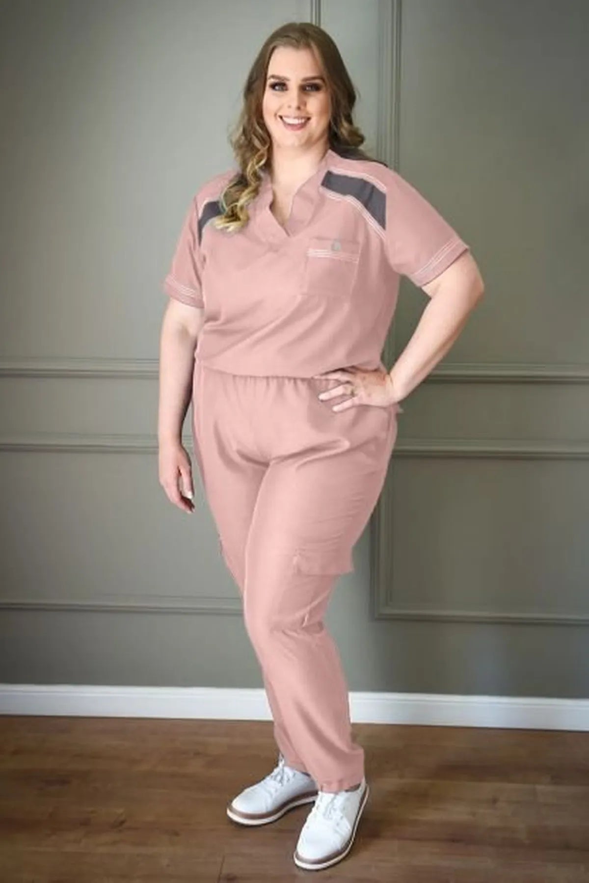 Scrub Plus Size Feminino Savana